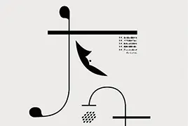 防災グッズで構成したメッセージポスター